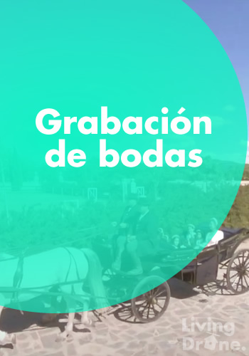 grabación de bodas con drone